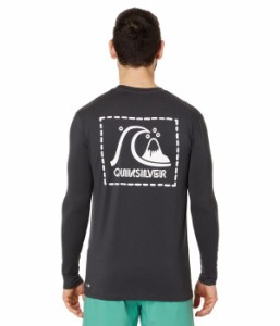 クイックシルバー メンズ トップのみ 水着 DNA Long Sleeve Surf Tee Tarmac