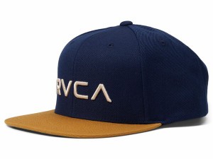 ルーカ メンズ 帽子 アクセサリー Twill Snapback II Navy Tan