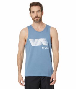 ルーカ メンズ シャツ トップス Va RVCA Blur Tank Blue Tack