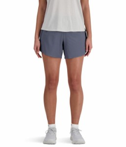 ニューバランス レディース ハーフパンツ・ショーツ ボトムス New Balance Women's RC Short 5" Graphite