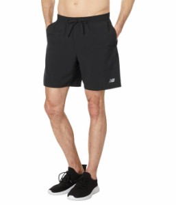 ニューバランス メンズ ハーフパンツ・ショーツ ボトムス New Balance Men's Sport Essentials Short 7" Black