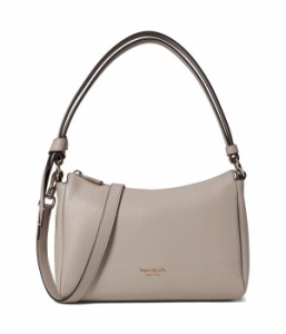 ケイトスペード レディース ハンドバッグ バッグ Knott Pebbled Leather Medium Shoulder Bag Warm Taupe