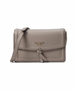 ケイトスペード レディース ハンドバッグ バッグ Knott Pebbled Leather Flap Crossbody Warm Taupe