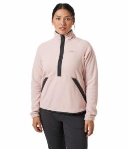 ヘリーハンセン レディース コート アウター Rig Fleece 1/2 Zip Pink Cloud