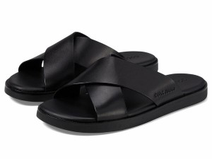 コールハーン メンズ サンダル シューズ Nantucket Cross Strap Sandals Black/Black