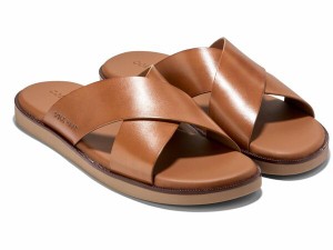 コールハーン メンズ サンダル シューズ Nantucket Cross Strap Sandals British Tan/Dar