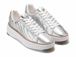 コールハーン レディース スニーカー シューズ GrandPro TopSpin Sneaker Silver Geneviev