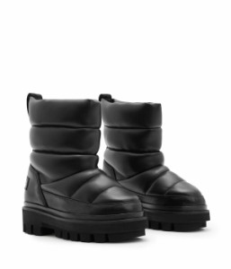 オールセインツ レディース ブーツ・レインブーツ シューズ Alba Alpine Leather Boots Black