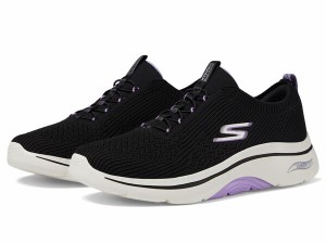 スケッチャーズ レディース スニーカー シューズ Go Walk Arch Fit 2.0 Sofia Black/Lavender