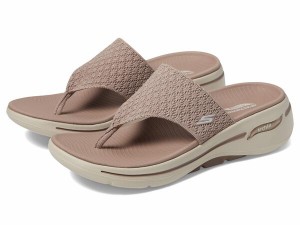 スケッチャーズ レディース サンダル シューズ Go Walk Arch Fit Sandal Taupe