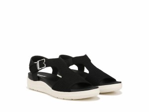 ドクター・ショール レディース サンダル シューズ Time Off Sun Sandal Black Knit