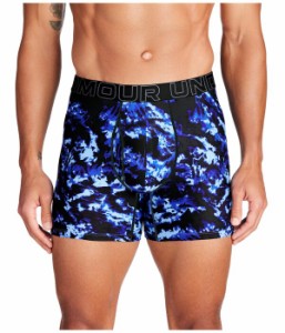 アンダーアーマー メンズ ボクサーパンツ アンダーウェア Performance Tech Print 6" Boxer Briefs Royal