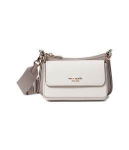 ケイトスペード レディース ハンドバッグ バッグ Double Up Colorblocked Saffiano Leather Double Up Crossbody Warm Taupe Mult