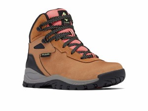 コロンビア レディース ブーツ・レインブーツ シューズ Newton Ridge BC Nubuck Elk/Spring Yell