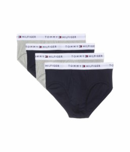 トミー ヒルフィガー メンズ ブリーフパンツ アンダーウェア Cotton Classic 4-Pack Brief Grey Heather/De