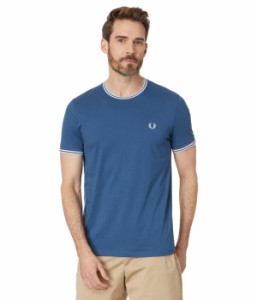 フレッドペリー メンズ シャツ トップス Twin Tipped T-Shirt Midnight Blue/E