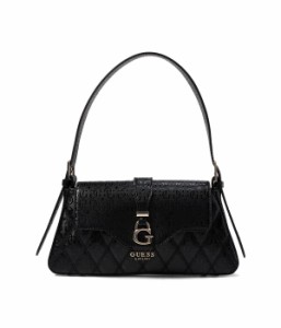 ゲス レディース ハンドバッグ バッグ Adi Flap Shoulder Bag Black