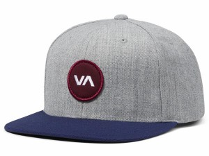 ルーカ メンズ 帽子 アクセサリー Va Patch Snapback Heather Navy