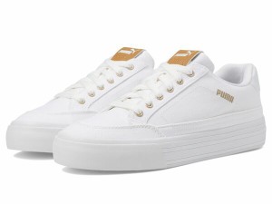 プーマ レディース スニーカー シューズ Court Classic Vulc First Class Puma White/Puma