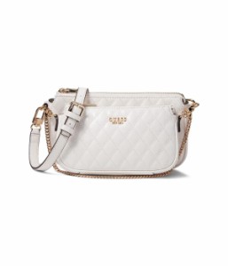 ゲス レディース ハンドバッグ バッグ Yarmilla Double Pouch Crossbody White