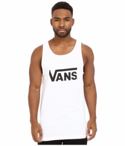 バンズ メンズ シャツ トップス Vans Classic Tank Top White/Black