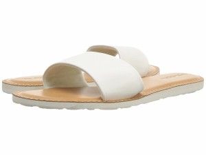 ボルコム レディース サンダル シューズ Simple Slide Sandals White
