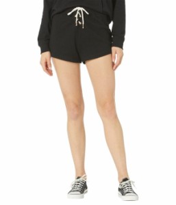 ボルコム レディース ハーフパンツ・ショーツ ボトムス Lil Fleece Shorts Black 3