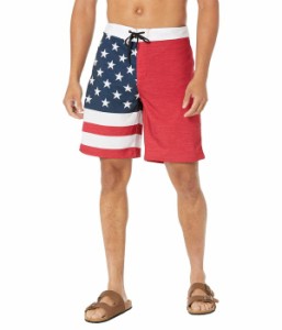 ハーレー メンズ ハーフパンツ・ショーツ 水着 20" Patriot Boardshorts Gym Red 1