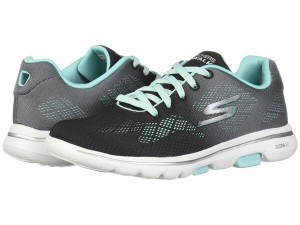 スケッチャーズ レディース スニーカー シューズ Go Walk 5 - Alive Black/Aqua