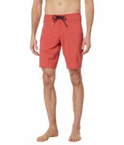 ボルコム メンズ ハーフパンツ・ショーツ 水着 Lido Solid Mod 20" Boardshorts Carmine Red