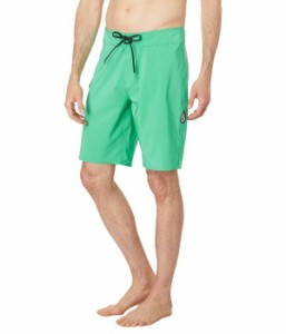 ボルコム メンズ ハーフパンツ・ショーツ 水着 Lido Solid Mod 20" Boardshorts Jungle Green