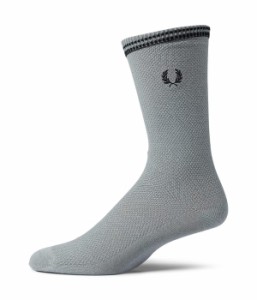 フレッドペリー メンズ 靴下 アンダーウェア Tipped Socks Silver Blue/Black