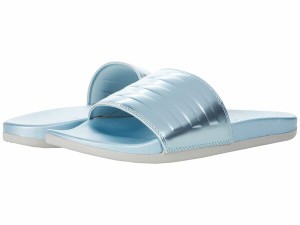 アディダス レディース サンダル シューズ Adilette Comfort Slides Vision Metallic/Vision Metallic/Grey