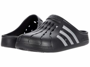 アディダス メンズ サンダル シューズ Adilette Clog Core Black/Silver Metallic/Core Black