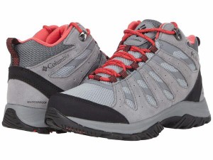 コロンビア レディース ブーツ・レインブーツ シューズ Redmond III Mid Waterproof Steam/Red Coral