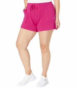 チャンピオン レディース ハーフパンツ・ショーツ ボトムス Plus Size Campus French Terry Shorts Strawberry Rouge