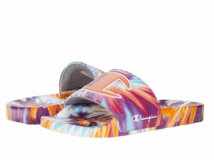 チャンピオン レディース サンダル シューズ Ipo Tie-Dye Magenta/Orange/Light Blue