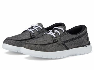 スケッチャーズ レディース デッキシューズ シューズ On-The-Go Flex - Ashore Boat Shoe Black/White