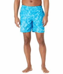 ナイキ メンズ ハーフパンツ・ショーツ 水着 Cloud Dye Packable 7" Volley Shorts Laser Blue