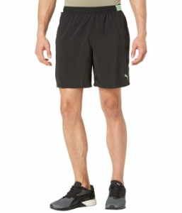 プーマ メンズ ハーフパンツ・ショーツ ボトムス Run Lite Woven 7" Shorts Puma Black