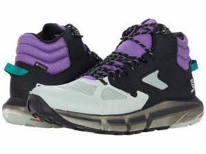 サロモン メンズ スニーカー シューズ Predict Hike Mid GTX Black/Aqua Gray/Royal Lilac