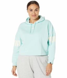 プーマ レディース パーカー・スウェット アウター Plus Size Power Fleece Hoodie Eggshell Blue/Peach Parfait