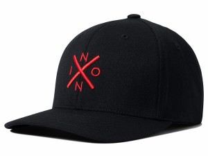 ニクソン メンズ 帽子 アクセサリー Exchange FF Hat Black/Red