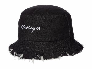 ハーレー レディース 帽子 アクセサリー Olivia Fringe Bucket Hat Black