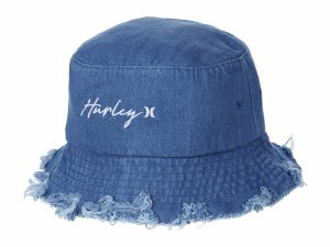 ハーレー レディース 帽子 アクセサリー Olivia Fringe Bucket Hat Blue