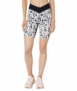 ニューバランス レディース ハーフパンツ・ショーツ ボトムス Relentless Printed Fitted Shorts Black/White