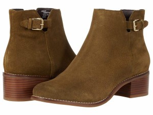 コールハーン レディース ブーツ・レインブーツ シューズ Haidyn Bootie (45 mm) Dark Olive Suede