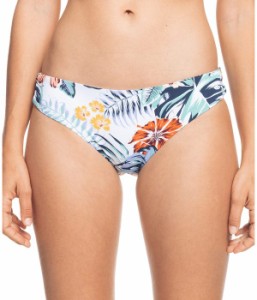 ロキシー レディース ボトムスのみ 水着 Printed Beach Classics Hipster Bottoms Bright White Soul Flower