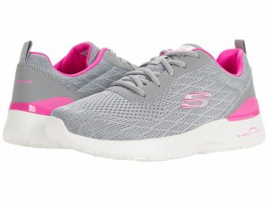 スケッチャーズ レディース スニーカー シューズ Skech-Air Dynamight-Top Prize Grey/Hot Pink