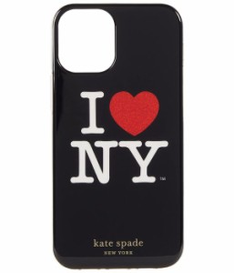 ケイトスペード レディース ＰＣ・モバイルギアケース アクセサリー I Heart NY Phone Case for iPhoneR 12 Mini Black Multi